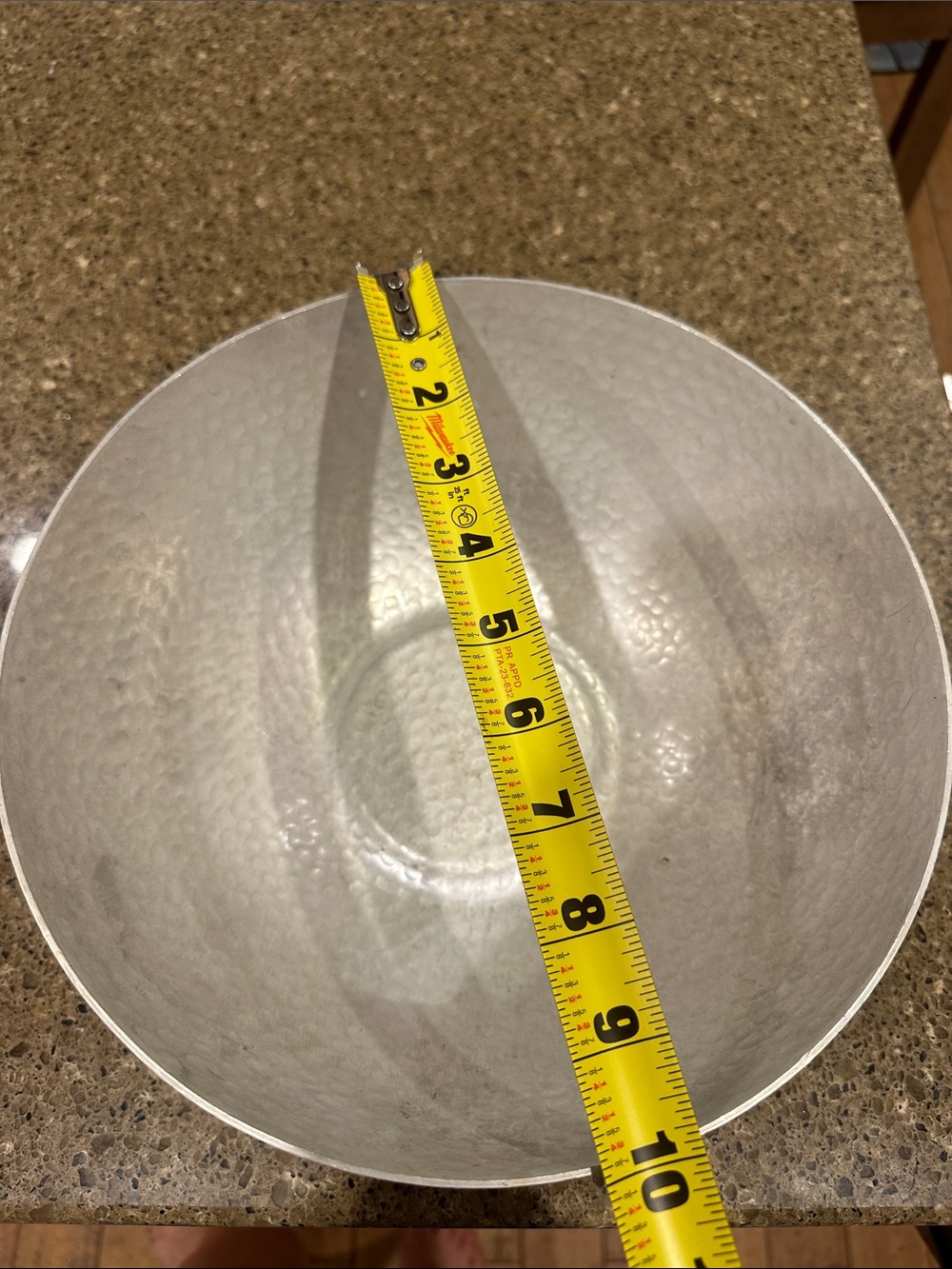 Threshold Silver Hammered Metal Serving Bowl
